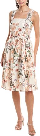 Anne Klein Tiered A-Line Classic Midi Dress