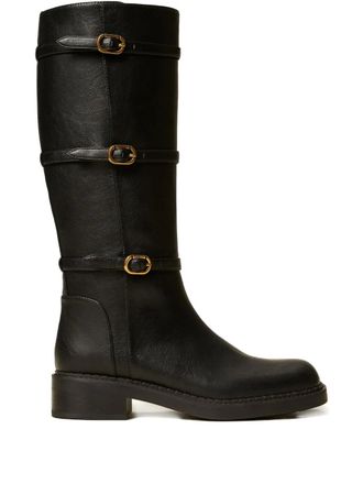 Twin-Set Laarzen met gesp - Zwart