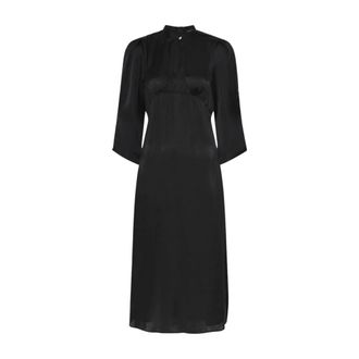 Bruuns Bazaar Midi Kleedjes - Dames - Casual kleedjes - Zwart - L - Kleedjes