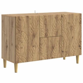 vidaXL Aparador Roble Artesanal 89 X 34,5 X 60 Cm Madera De Ingenier&iacute;a Vidaxl