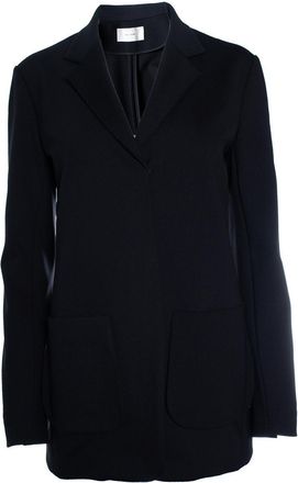 The Row black blazer jacket with slide closure
