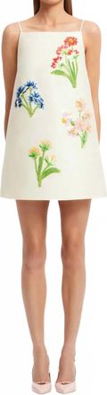 LEO LIN Leia Wool Mini Dress In Wildflower