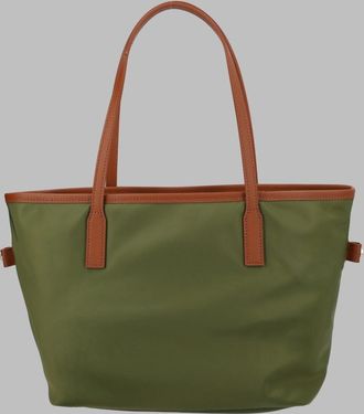 MC2 Saint Barth Womens Shoulder Bag City Medium Nylon Green Polyamide