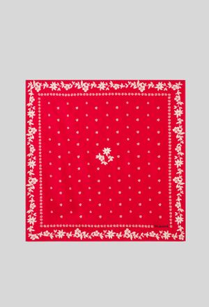 Claudie Pierlot Foulard carr&eacute; rouge