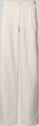 Bugatti Hose mit Eingrifftaschen und elastischem Bund in Ecru, Gr&ouml;&szlig;e 33/34