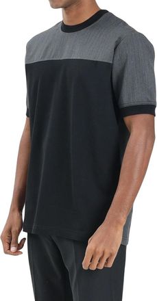 Yes London Yes London Cotton T-shirt - Black/Grey