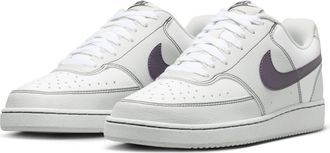 Nike Court Vision Low Sneaker in Vast Grey/Dark Raisin/White at Nordstrom Rack, Size 10.5