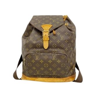 Louis Vuitton Pre-owned Vintage Canvas Backpack - unisex - Louis Vuitton Vintage - Vintage Backpacks - Brown - ONE SIZE - Pre-owned