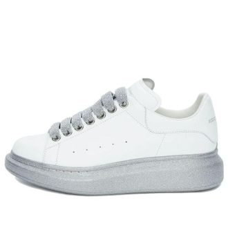 Alexander McQueen (WMNS) Alexander McQueen Oversized Sneaker White Silver 553770WHWKV9071