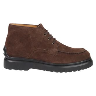 Tod's Su&egrave;de Enkellaarzen - Heren - Schoenen - Bruin - Maat: 43 EU Su&egrave;de