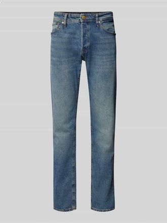 Jack & Jones Jack & Jones Tapered Fit Jeans im 5-Pocket-Design Modell MIKE in Jeansblau, Gr&ouml;&szlig;e 28/32