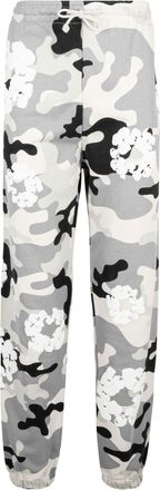 Denim Tears Broek met camouflageprint - Zwart