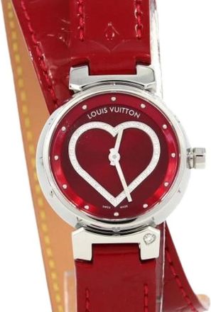 Louis Vuitton Pre-owned Watches, female, Red, Size: ONE SIZE Pre-owned Q121Z Wristwatch