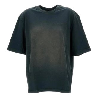 Golden Goose T-Shirts, female, Black, Size: XS Dyed T-shirt