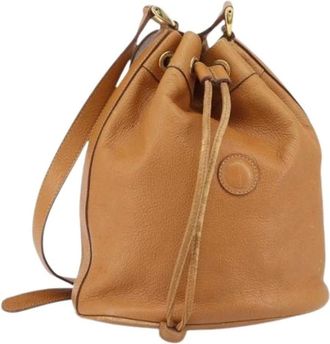 Gucci Pre-owned Bucket Bags, female, Brown, Size: ONE SIZE Pre-owned Bucket Bag