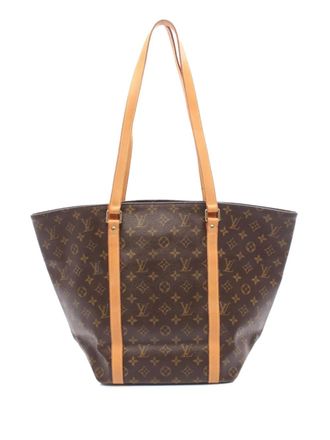 Louis Vuitton 2002 Monogram Sac Shopping tote bag - women - Fabric - One Size - Brown