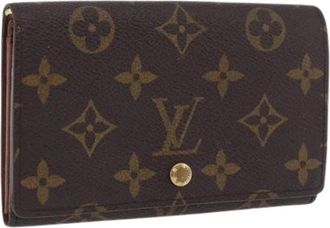 Louis Vuitton Pre-owned Tresor Portemonnee - Dames - Vintage Accessoires - Bruin - ONE Size - Vintage