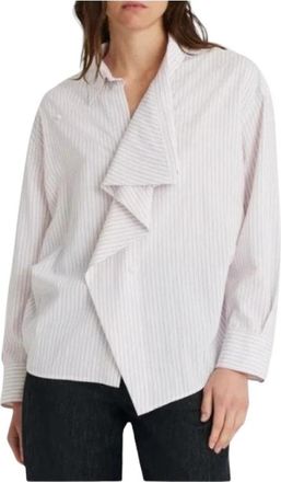 Margaux Lonnberg Bella Shirt - Dames - Overhemden - Wit - 2XS - Katoen - Overhemden