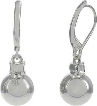 Lauren Ralph Lauren Stone Bead Drop Womens Earrings Earring Silver/Crystal