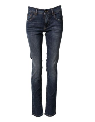 Dolce & Gabbana Cotton Stretch Denim Jeans - Blue