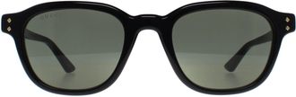 Gucci Square Mens Shiny Black Grey GG1892S - One Size