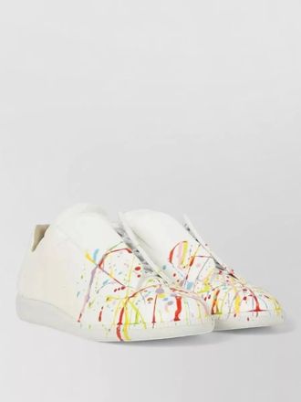 Maison Margiela leather slip-on sneakers