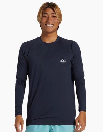 Quiksilver Mens Quiksilver Mens Everyday Long Sleeve T-Shirt - Navy - Size: 36