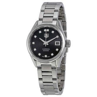 Tag Heuer Carrera Automatic Black Dial Ladies Watch WAR2413.BA0776