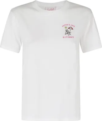 MC2 Saint Barth Emilie T-Shirt - Dames - T-shirts - Wit - M - Katoen - Tops