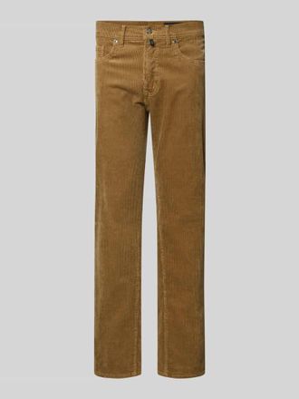 Pierre Cardin Regular Fit Cordhose mit Eingrifftaschen Modell Laval in Beige, Gr&ouml;&szlig;e 40/32