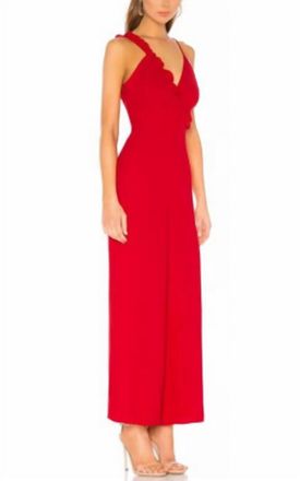 Keepsake the Label Forget You Jumpsuit In Cherry