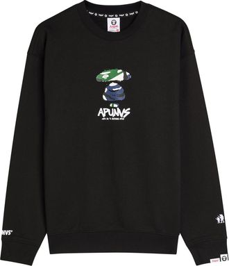 Aape By A Bathing Ape Logo Cotton-blend Sweatshirt - Black - XL