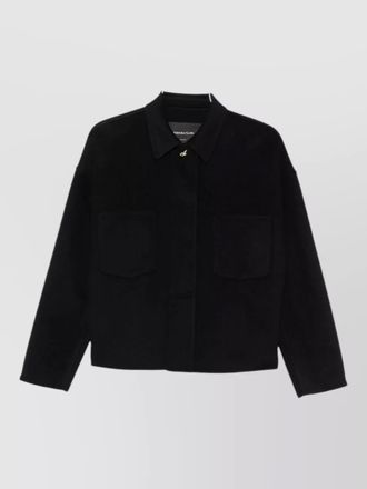 Fabiana Filippi collared jacket silk nylon front pockets