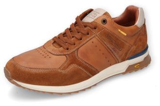Camel Active Sneaker CAMEL ACTIVE, Herren, Gr. 41, braun (tan), Glattleder, Veloursleder, Schuhe Sneaker, Runner Sneaker, Schn&uuml;rschuh, Freizeitschuh mit Kontrastbe
