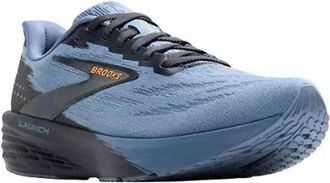 Brooks Mens Launch 11 Shoes In Country Blue/ Ebony/ Orange