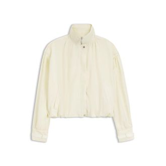 BOSS Relaxed-fit bomber jacket with stand collar