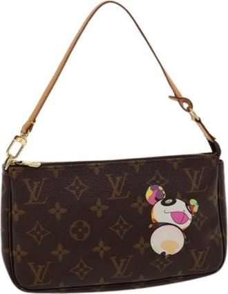 Louis Vuitton Pre-owned Shoulder Bags, female, Brown, Size: ONE SIZE Pre-owned Canvas louis-vuitton-bags