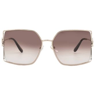 Chopard Brown Gradient Square Ladies Sunglasses SCHG68V 0A39 62