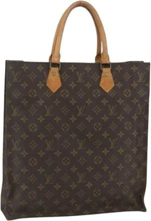 Louis Vuitton Pre-owned Tote Bags, female, Brown, Size: ONE SIZE Pre-owned Canvas Tote Bag