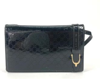 Gucci Pre-owned Canvas gucci-bags - Dames - Vintage Clutch - Zwart - ONE Size - Vintage
