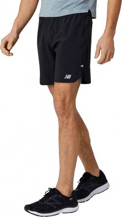 New Balance Impact Run Short 7 In Black