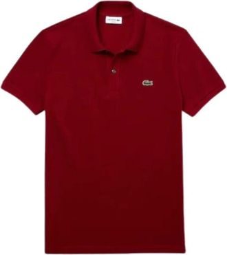 Lacoste Slim Manica Corta Piquet - Heren - Polos - Rood - S - Tops