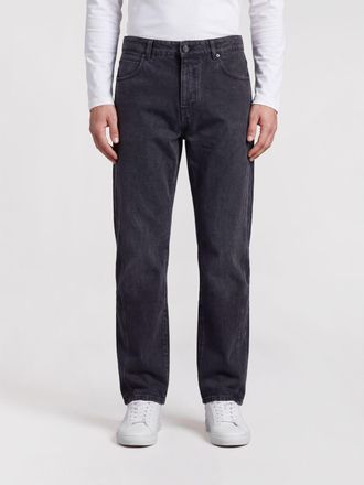 Balmain Jeans straight regular fit in denim di cotone a cinque tasche