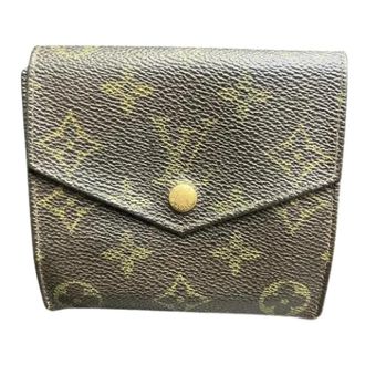 Louis Vuitton Pre-owned Wallets, female, Brown, Size: ONE SIZE Pre-owned Monogram Trifold Wallet
