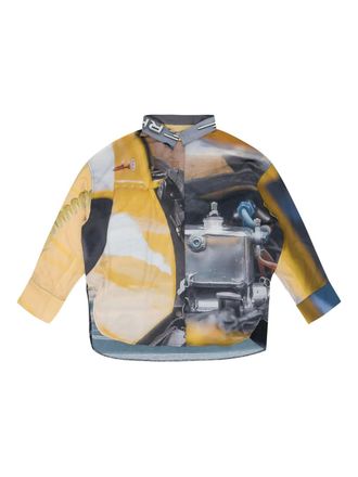 Rhude Camicia con stampa - Giallo