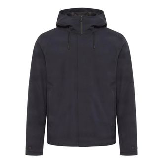 Woolrich Jassen, Heren, Blauw, XL, Polyester, Lichte Jas
