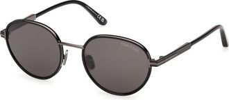 Tom Ford Round-frame Sunglasses - Black - One Size