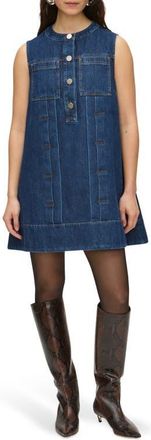 Aligne Rory Sleeveless Denim Shift Dress in Ocean Blue at Nordstrom, Size 10