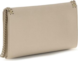 Stella McCartney Womens Shoulder Bag Eco Shaggy Pearl Polyester