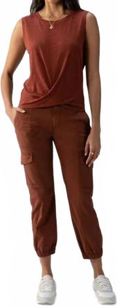 Sanctuary Rebel Pant In Rich Clay